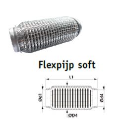 Pièce-flexible-Softflex-60,7-60-mm-/-230-mm